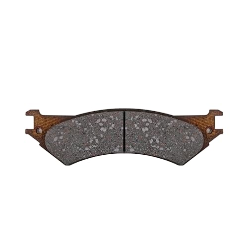 Image of Detroit Axle P-802 Replacement for Ford E-250 Econoline Club Wagon E-350 Super Duty REAR Ceramic Disc Brake Pads w /Hardware - 4pc set