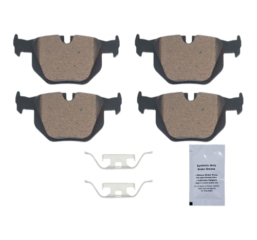 Image of HUSCH D1170 Rear Ceramic Brake Pads Kit Fit For BMW 330i 2006-2007, For 330Xi 2006, For 335d 2009-2011, For 335i 2007-2013, For 335i xDrive 2009-2013, For 335is 2011-2013, For 335xi 2007-2008