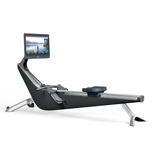 Hydrow Origin Rowing Machine with Immersive 22″ HD Rotating Screen – Stows Upright | Live and On-Demand at-Home Workouts, Membership Required