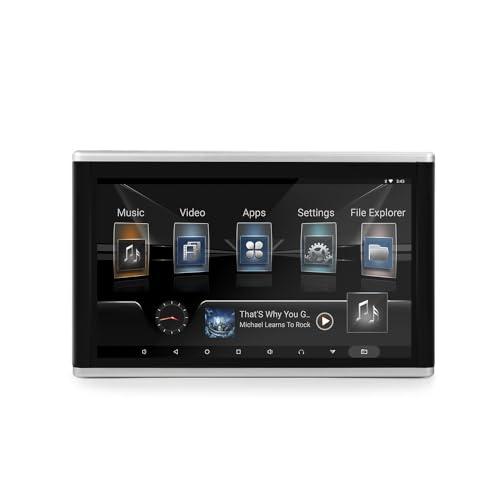 Reproductores Vídeo para Reposacabezas Coche - Tableta Universal para Coche 4k 11,6 Pulgadas, Sistema Entretenimiento para el Asiento Trasero con Reproductor Multimedia para Android 9.0, 1+16G