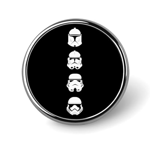 バッジ 円形 スターウォーズ 徽章 ピンバッジ 胸章 ブローチ おしゃれ ボタンバッジ バッグ飾 かわいい アクセサリー 工芸品 男女兼用 プレゼント 25mm