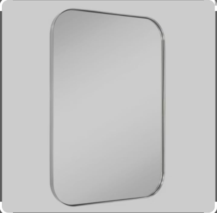 Frameless 12x9 Inch Rectangular Wall Mirror – Sleek Modern Design, Clear Glass, Lightweight, Easy to Mount, Perfect for Bathroom, Bedroom, Vanity, Office, or Entryway-image-17