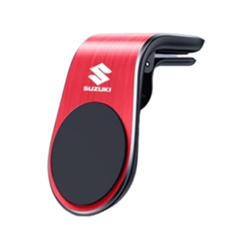 YPSWYYXC Soporte para teléfono para Coche para Suzuki Solio 2007-2013, Soporte de navegación para Salida de Aire Accesorios de Coche,A-Red