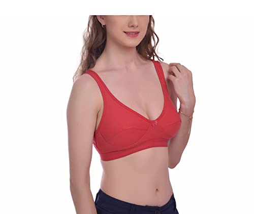 Image of Viral Girl Women's Non Padded Cotton-Hosiery B-Cup Sports Bra (Pack of 2)(Dubai)