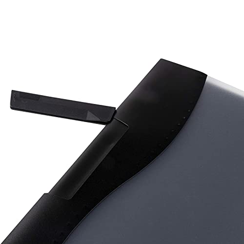 10 Pack Clear Report Covers With Sliding Bar And Swing Clip For Letter Size Documents, Presentation, Resume, Proposal, Classrooms, Holds 30 Sheets (Black, 9 X 11 Inches) #TOP4