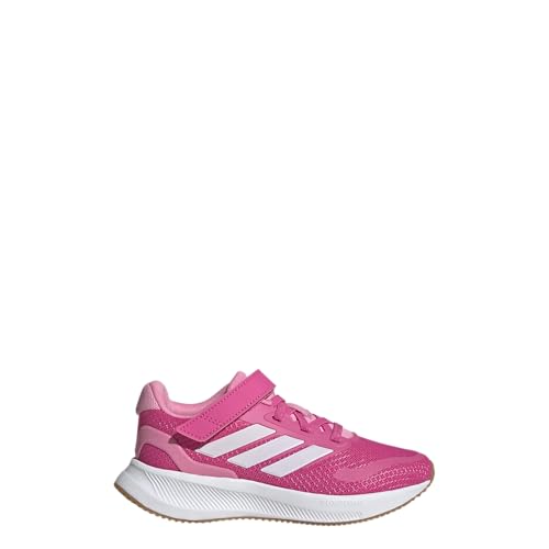 Image of adidas Kids' Marvel Run Falcon 5 Elastic Lace & Strap Shoe