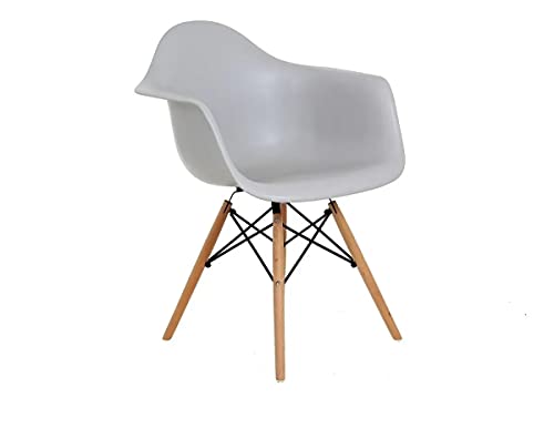 La Mejor Recopilación de Silla Eames Con Brazos que puedes comprar esta semana. 39 Arei Design, Silla Eames Style con Brazo - Gris