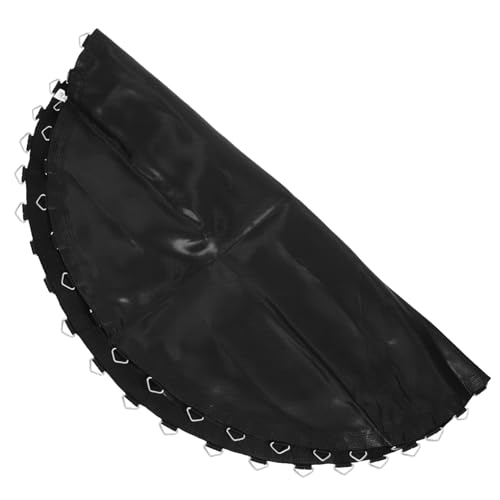 POPETPOP Malla de trampolín Accesorios de Cama elástica Red de trampolín estacas de trampolín rebotar colchoneta de trampolín de Repuesto colchoneta de trampolín de Primavera páginas Black
