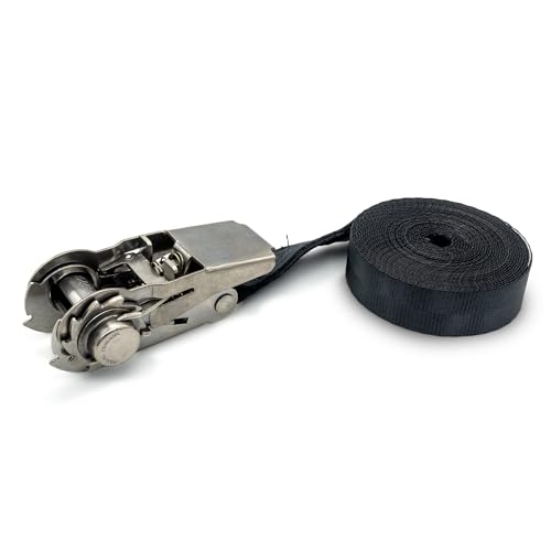 Cincha Multi-Propósito Starbrite con Carraca Inox de 25 mm x 4,9 M para Sujeción Náutica