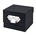 Produktbild Rössler SOHO Foto Aufbewahrungsbox | Fotobox Aufbewahrungsbox mit Deckel | Organizer Box | Visitenkarten Aufbewahrung | Boxen Aufbewahrung | Storage Boxes | 17x15x13 cm | 1 Stück | Farbe: Schwarz