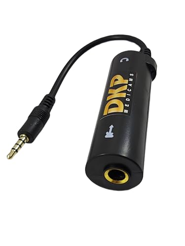 Image of DKP Medicams Audio Interface AMP from for iPod Touch, iPhone, and iPad, 7 X 2 X 2 cm, Black