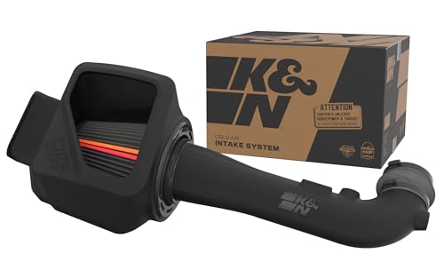Image of K&N NextGen Cold Air Intake System: Dry-Flow Cotton Filter: Compatible with 2014-2020 CADILLAC /CHEVRLOET /GMC Escalade; Silverado 1500; Suburban; Tahoe; Sierra 1500; Yukon; Yukon XL; 50-3082D