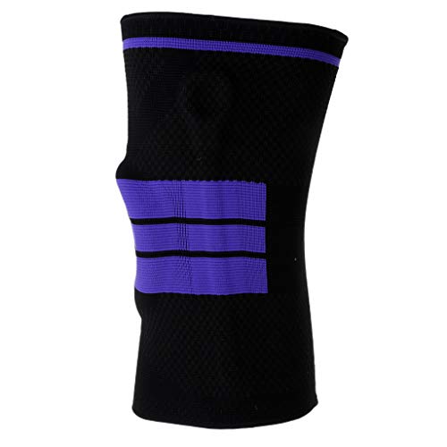YIJU Joelheira Elástica para Treinamento Esportivo E Joelheira Protetores de Joelho - M