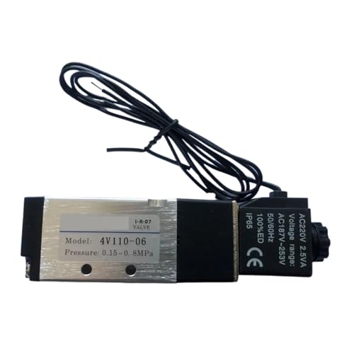 Électrovanne 1/8 4V110-06 DC 12V pour circuits pneumatiques