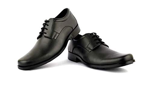 Image of Men's Comfortable 100% s.Leather Black Formal Shoes