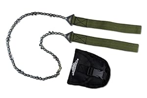 Wanderfalke Carbonstahl Handkettensäge mit Gürteltasche