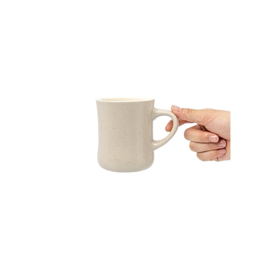 ENGENDER Kaffeetasse Einfache Keramik Tasse Haushalt Kaffee Tee Frühstück Haferflocken(A)