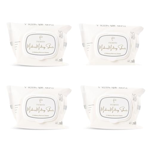 Image of Personal Touch Makeup Melting Skin Care Wipes | World's First Serum Infused Hydrating Makeup Remover With Hyaluronic Acid & Ceramides | 100% Bio-Degradable (4 Pack of 10 Sheets Each)