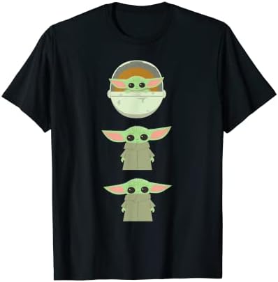 Star Wars The Mandalorian The Child Cartoon Poses T-Shirt