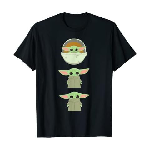 Camiseta Star Wars The Mandalorian The Child Cartoon Poses Cover