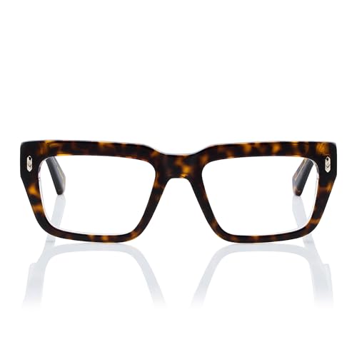 Image of Shisen Fox Habiki 2.0 Acetate Spectacles Frames for Men & Women with Demo Lenses | Classic Oval Full Rim Eyeglass Frame | Durable & Stylish Eye Frames for Men & Women