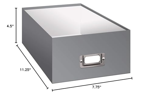 Image of Photo Storage Box, Gray