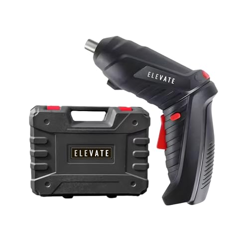 Image of MANSAA Electric Screwdriver Set - 29 Bits, 8 Socket Wrenches, LED Light, USB Charging, Adjustable Handle with Storage Case