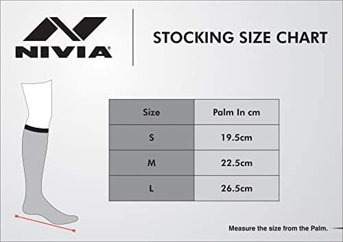 Nivia Ashtang 2.0 Football Stockings, Soccer Stockings, Stockings for Men (Orange, Large) 2