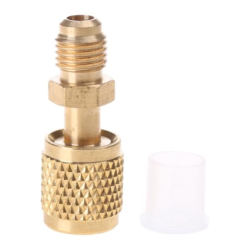 Nuevos adaptadores de latón R410a: conector macho de 1/4" a hembra de 5/16" para mangueras de carga miniatura 6