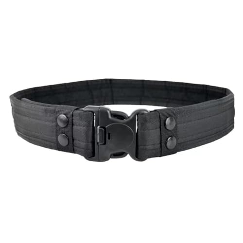 1pc Outdoor Camouflage Tactical Belt Cloth Mountaineering Wide Plastic Buckle Work Belt
