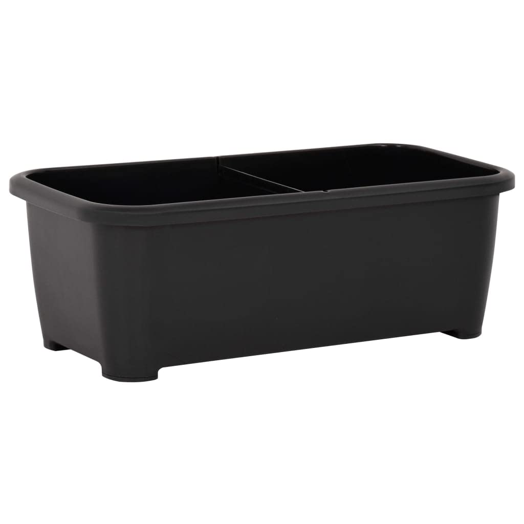 Fioriera Rialzata in PP 77x38,7x82 cm con Coperchio Trasparente Portavasi per Giardino Balcone Terrazzo Interno Esterno Capacità 52 L