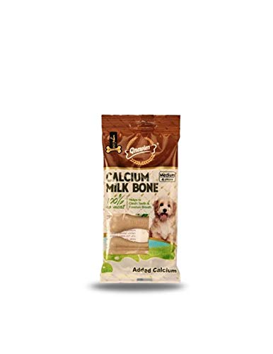 Gnawlers Dog Calcium Bone, Made up of Whey Protein, Added Calcium & Essential Oils, Best Healthy Dog Bones to Clean Teeth and Freshen Breath, 4in1, Small, 90gm, Pack of 2 Sold by DogsNCats (B08X2PQJW7) Amazon Price History, Amazon Price Tracker