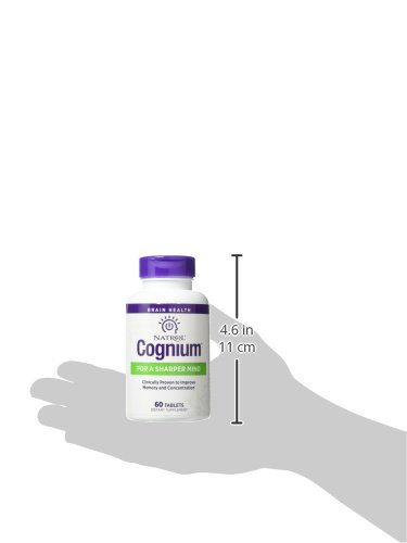 image for Natrol Cognium Tablets, Brain Health, Keeps Memory Strong, #1 Clinical