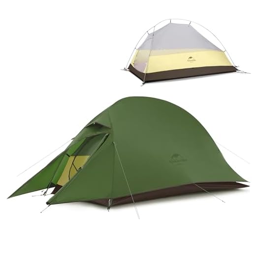 Las Mejores Tiendas de Campaña: Una Guía Definitiva 7 Naturehike Cloud-up Ultraligero 1 Persona Tienda de campaña Impermeable Doble Capa Camping Tienda de campaña (20D Verde Bosque Actualizar)