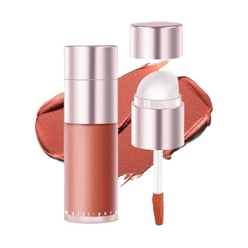 Fardino Stick para mejillas – Crema colorete efecto ojos e iluminador Stick,Cosméticos Faciales Doble Extremo de Larga Duración para Mujeres Cumpleaños Escuela Oficina Citas Boda Viaje