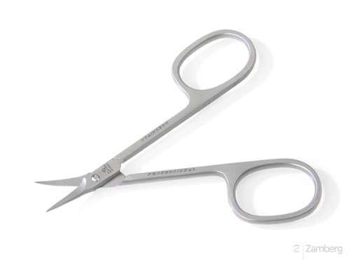 Stainless Steel Tower Point Cuticle Scissors, Optima Line by Premax. Made in Italy