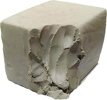uemc crafts natural terracotta clay 500 gram for pottery, eco-friendly ganesh idol making, sculpting, clay modelling, diy art & craft, school projects