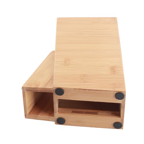 Soporte para cuchillos de cocina de madera premium con ranuras en ángulo 5
