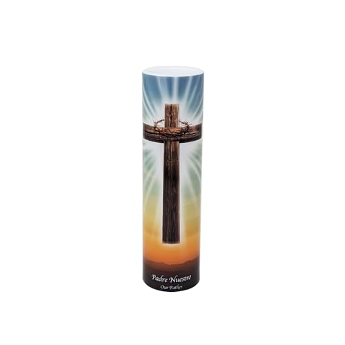 Our Father, LED Flameless Devotional Prayer Candle, THE SAINTS COLLECTION