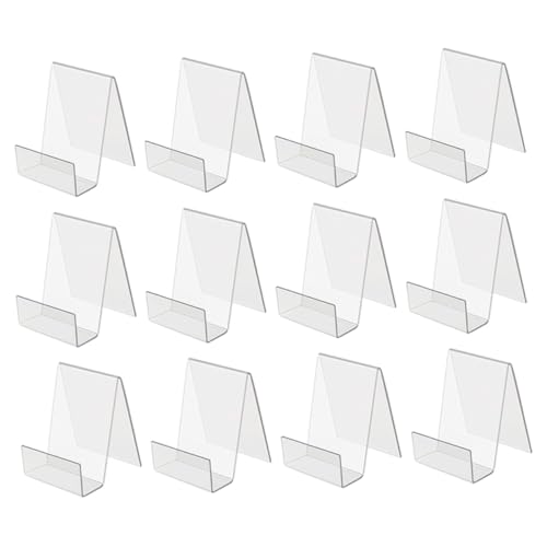 Soporte de Acrílico Transparente contra el Desorden de Libros y Archivos de Oficina