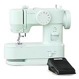 アックスヤマザキ 【 孫につくる、わたしにやさしいミシン 】 YS-20 plusモデル 電動 電子 ミシン シンプル コンパクト 初心者 小型 軽量 簡単糸通し 脳トレ ライトグリーン (1. 本体のみ)