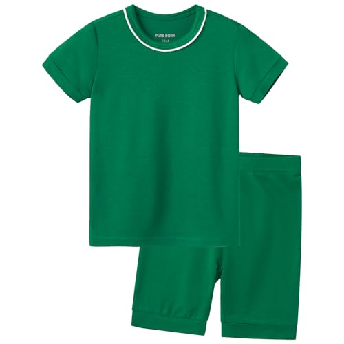 Image of pureborn Baby Pajamas Set Toddler Snug Fit Cotton Sleepwear 2pcs 12M-7Y