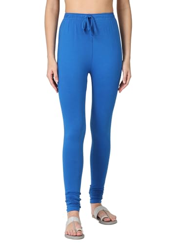 Image of Robinbosky Cotton Churidhar Leggings for Women - Stylish, Stretchable & Flattering Fit for All-Day Comfort