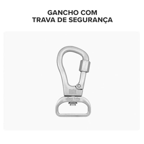 Cinto de Segurança Duplo para Cachorros Classic Black Rosa Dog Trip Brasil