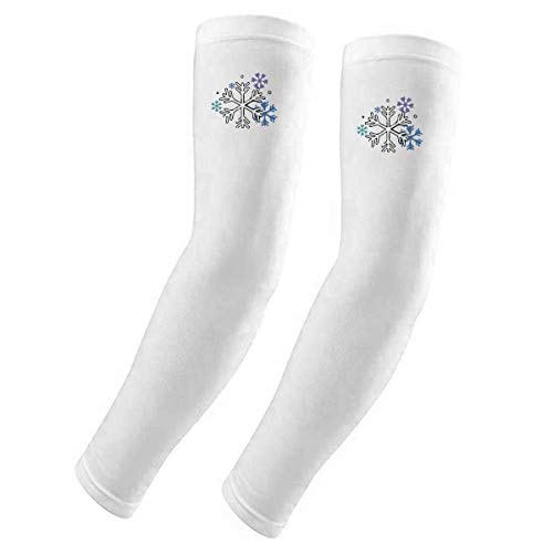 Guante de nieve con protección solar UV e ilustración invernal