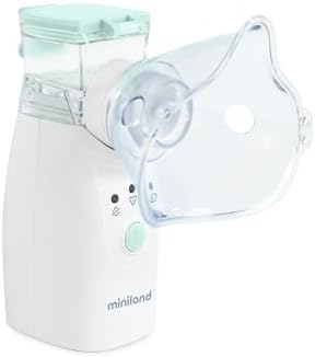Miniland Nebulizador Bebe Portatil y Silencioso | Apto para Bebe,...