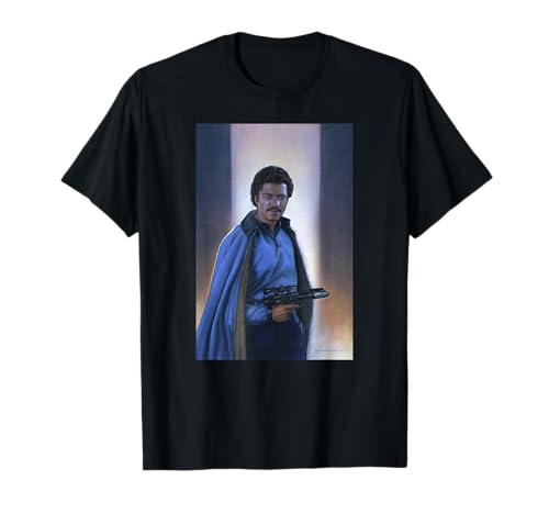 T-shirt Star Wars Lando homme en coton vêtement imprimé science-fiction