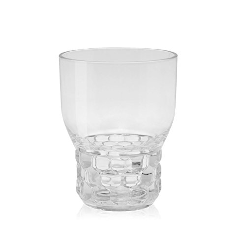 Kartell Jellies Family Bicchiere da acqua, Cristallo, Set da 4