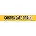 Brady 7062-1, 91877 Self-Sticking Vinyl Pipe Marker, (Pack of 50 Cards)