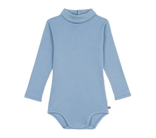Petit Bateau Body bébé col roulé en coton uni